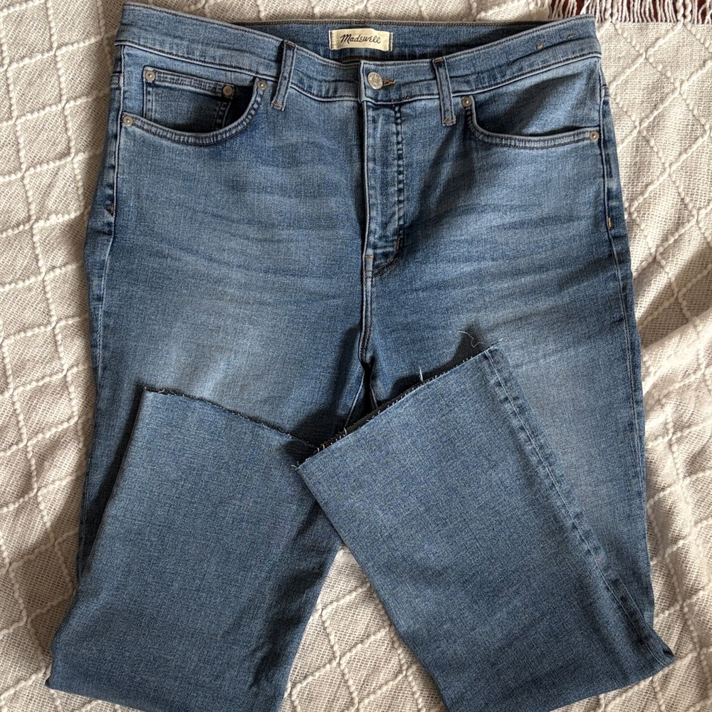Madewell kick-out cropped flare